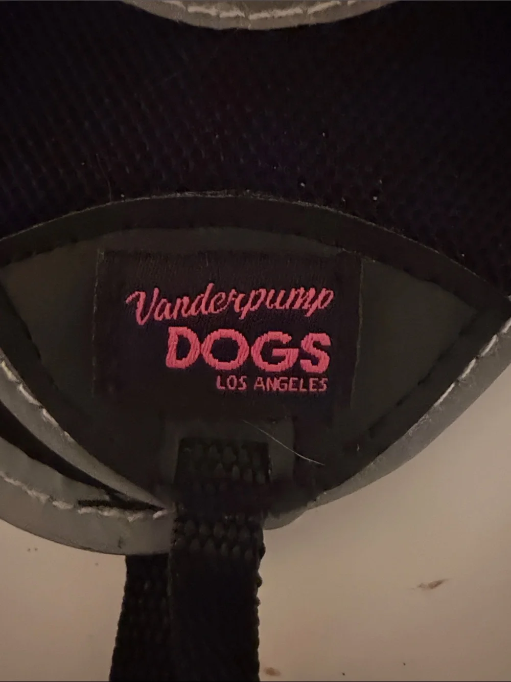 Vanderpump Dogs Black Reflective Step-In Dog Harness